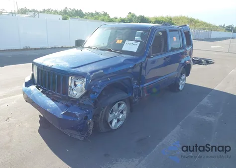 2009 Jeep Liberty Sport из США, поврежденный, VIN 1J8GN28K29W547596